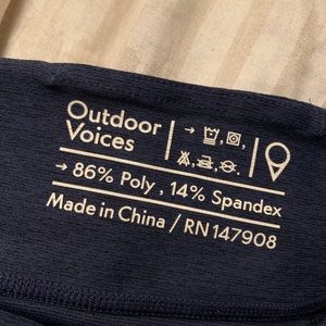 outdoor voices warmup leggings size L